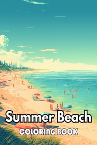 Summer Beach Coloring Book for Adults
