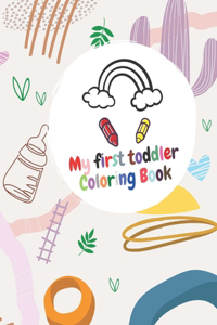 My first toddler coloring book