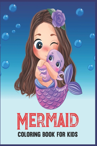 Mermaid Coloring Book for Kids