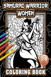 Samurai Warrior Women Coloring Book