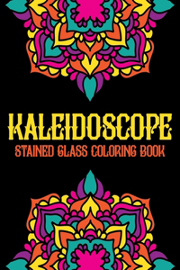 Kaleidoscope Stained Glass Coloring Book