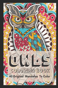 Owls Coloring Book
