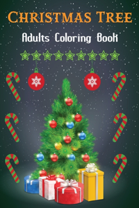 Christmas Tree Adults Coloring Book