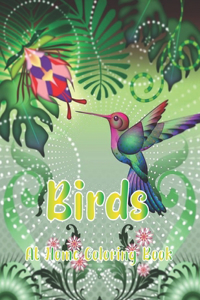 Birds At Home Coloring Book