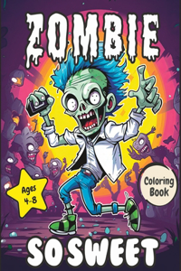 Zombie so sweet - Coloring page for kids