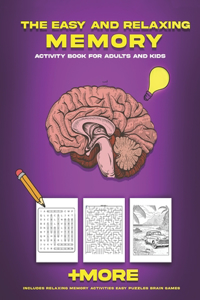 Easy and Relaxing Memory Activity Book for Adults and Kids