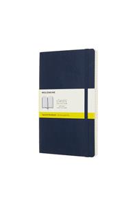 Moleskine Sapphire Blue Notebook Large Squared Soft