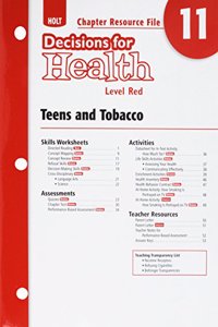 Crf Ch11 Teens/Tobacco Dechlth 2009 Red