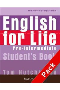 English for Life: Pre-intermediate: Student's Book with MultiROM Pack