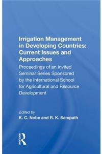 Irrigation Management in Developing Countries