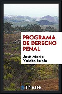 PROGRAMA DE DERECHO PENAL