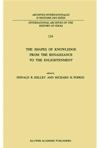 Shapes of Knowledge from the Renaissance to the Enlightenment
