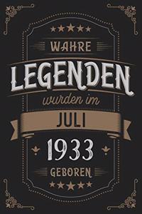 Wahre Legenden wurden im Juli 1933 geboren