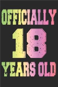 Officially 18 Years Old