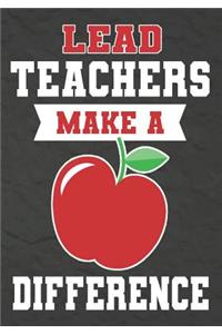 Lead Teachers Make a Difference