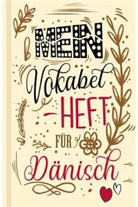 Dänisches Vokabelbuch - Mein Vokabelheft für Dänisch (Lernhilfe)