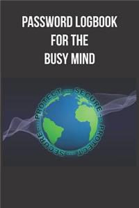 Password Logbook for the Busy Mind