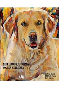 Notebook/Journal - Golden Retriever
