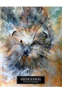 Hedgehog Journal Blank Lined Notebook