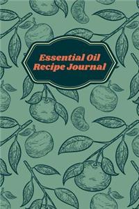 Essential oil recipe journal