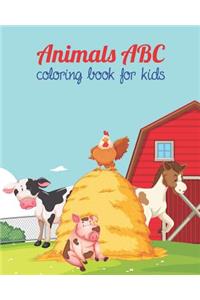 Animals ABC Coloring Book For Kids