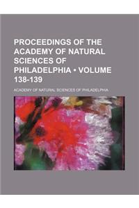Proceedings of the Academy of Natural Sciences of Philadelphia (Volume 138-139)