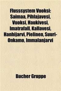 Flusssystem Vuoksi: Saimaa, Pihlajavesi, Vuoksi, Haukivesi, Imatrafall, Kallavesi, Hanhijarvi, Pielinen, Suuri-Onkamo, Immalanjarvi