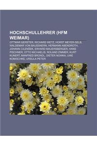 Hochschullehrer (Hfm Weimar)