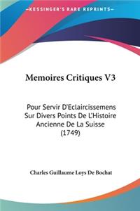Memoires Critiques V3