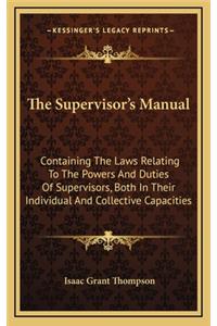 The Supervisor's Manual