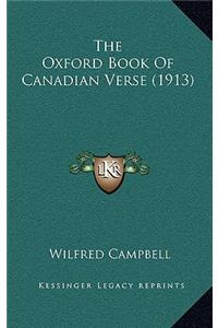 Oxford Book of Canadian Verse (1913)