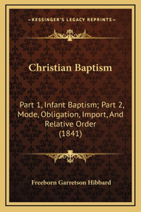 Christian Baptism