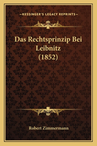Das Rechtsprinzip Bei Leibnitz (1852)