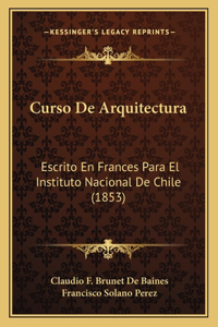 Curso De Arquitectura
