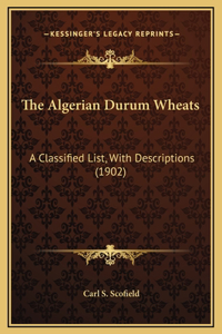 The Algerian Durum Wheats