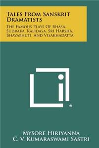 Tales From Sanskrit Dramatists