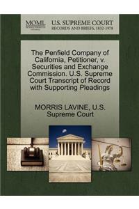 The Penfield Company of California, Petitioner, V. Securities and Exchange Commission. U.S. Supreme Court Transcript of Record with Supporting Pleadings