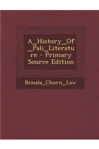 A_history_of_pali_literature