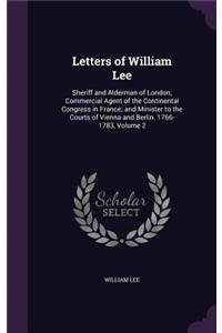 Letters of William Lee