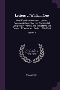 Letters of William Lee