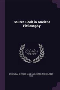 Source Book in Ancient Philosophy