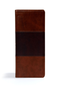 CSB Ultrathin Reference Bible, Saddle Brown Leathertouch