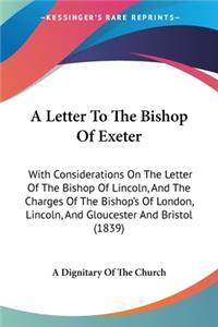 Letter To The Bishop Of Exeter