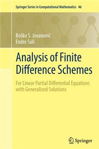 Analysis of Finite Difference Schemes