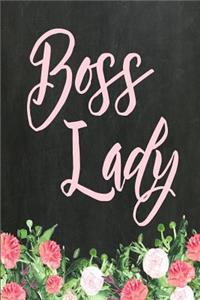 Chalkboard Journal - Boss Lady (Baby Pink)