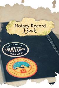 Notary Record Book