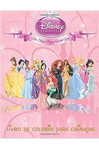 Princesa Disney Livro de Colorir Para Criancas