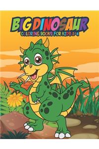 Big Dinosaur Coloring Books for Kids 2-4