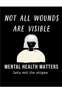 Not All Wounds Are Visible Mental Health Matters Let's End The Stigma