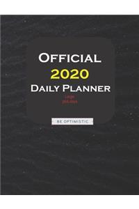 Official 2020 Daily Planner Large 366 days
